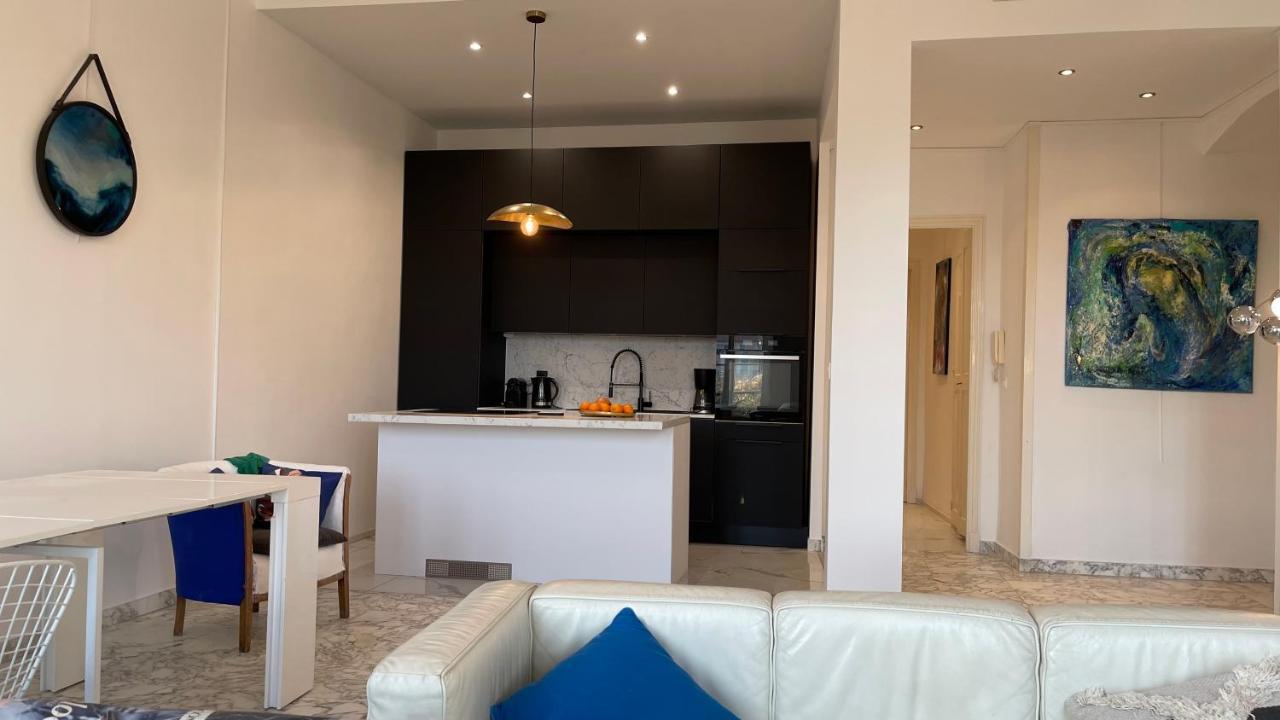Spacious 3 Bedroom Flat Nice Center - Magnificent View-Parking Ngoại thất bức ảnh