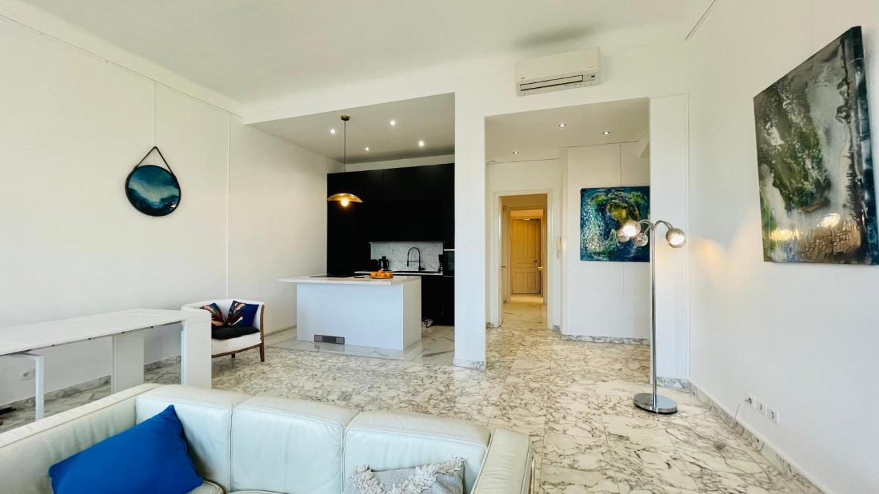 Spacious 3 Bedroom Flat Nice Center - Magnificent View-Parking Ngoại thất bức ảnh