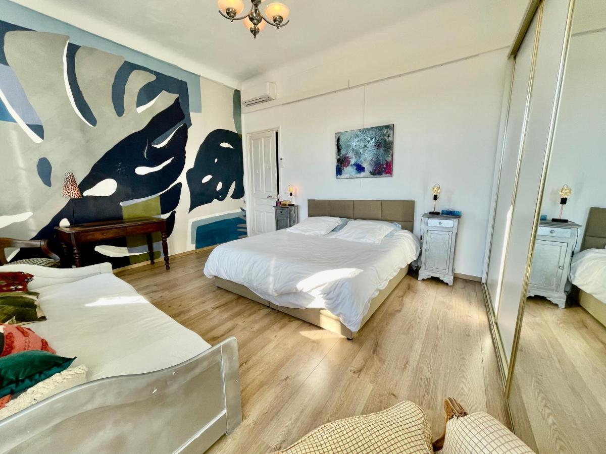 Spacious 3 Bedroom Flat Nice Center - Magnificent View-Parking Ngoại thất bức ảnh