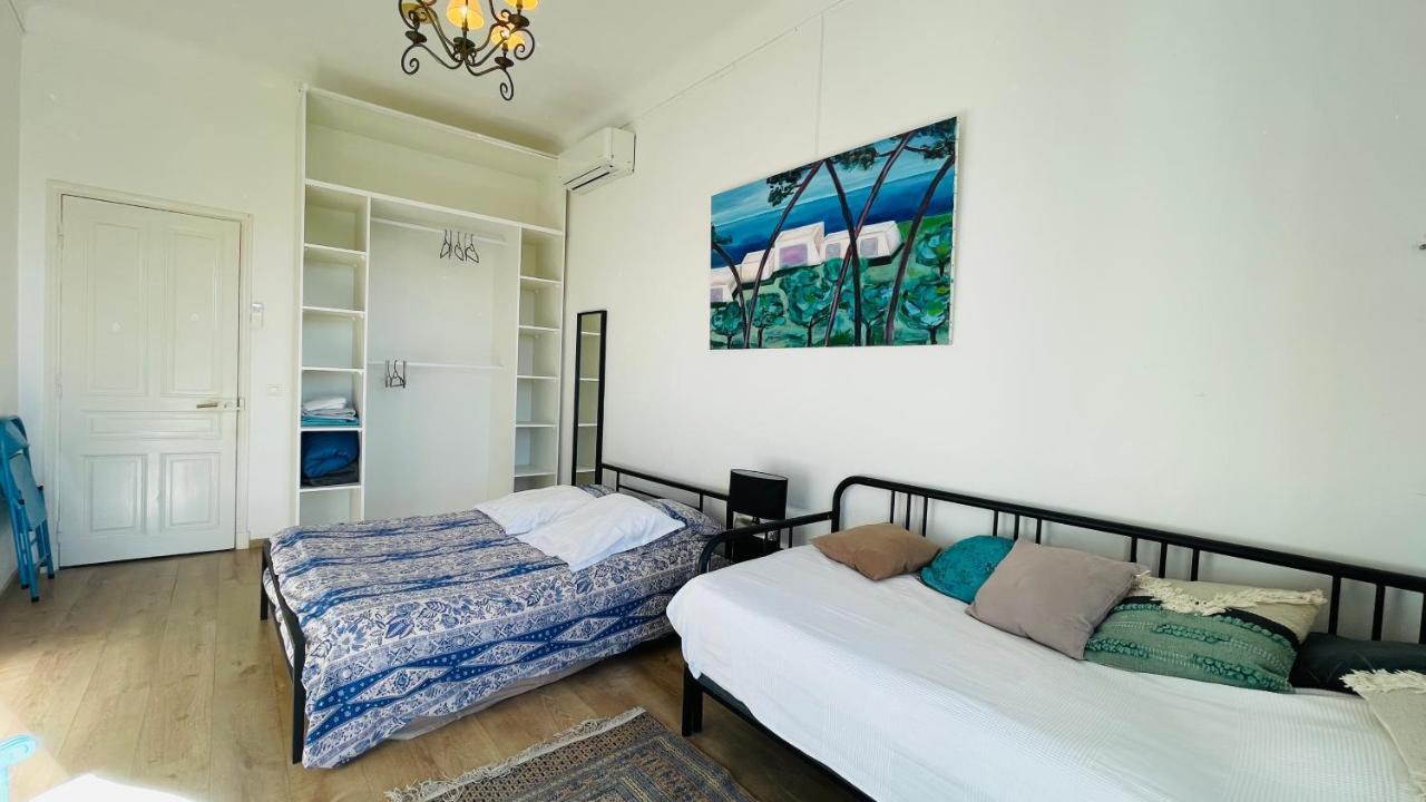 Spacious 3 Bedroom Flat Nice Center - Magnificent View-Parking Ngoại thất bức ảnh